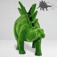 Dinosaurier Gartenfigur Stegosaurus XXL - Topiary - Kunststoff - Spike von Gartentraum.de