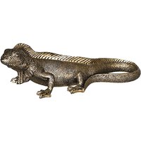 Echse als Figur aus Polystone - Gold - Indoor  - Leguan von Gartentraum.de