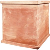 Eckiger Pflanztrog aus Terracotta - klassisch - Tiarini von Gartentraum.de