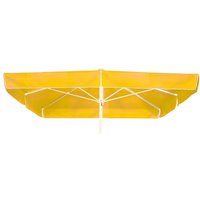 Eckiger Sonnenschirm 300cm mit Volant - Schirm Milo / Terrakotta von Gartentraum.de