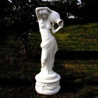 Elegante Frau mit Krug als Skulptur für die Gartengestaltung - Camille / Olimpia / ohne Sockel von Gartentraum.de