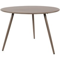 Eleganter Beistelltisch für den Garten - Taupe - Moderna Taupe / 41x60cm (HxDm) von Gartentraum.de