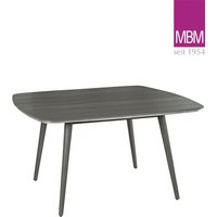 Eleganter quadratischer Gartentisch aus Resysta von MBM - Tisch Iconic / 77x90x90cm (HxBxT) von Gartentraum.de
