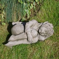 Elfenfigur Faye - Steingussfigur fü¸r den Garten von Gartentraum.de