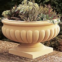 Englische Gartenamphore Steinguss / Sand von Gartentraum.de