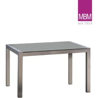 Esstisch für den Garten in Silber und Anthrazit - MBM - Tisch Kennedy von Gartentraum.de