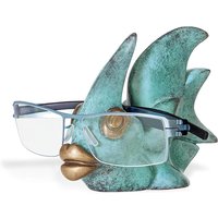 Fischskulptur als Brillenablage aus Bronze - limitierte Tierfigur - Fisch von Gartentraum.de