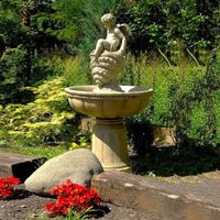 Garten Fontäne mit Amor Figur als Gartendekoration - Damiano / Tyrolia von Gartentraum.de