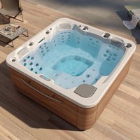 Garten Jacuzzi für 5 Personen mit Komplettausstattung - Dendera von Gartentraum.de