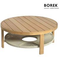 Garten Loungetisch aus Teakholz mit Rope - Loungetisch Chepri von Gartentraum.de