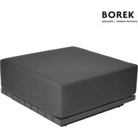 Garten Sitzinsel Hocker von Borek - Aluminium - Borek - inkl. Kissen - Murcia Sitzinsel / Anthrazit von Gartentraum.de