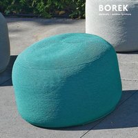 Garten Sitzkissen rund - Borek - grün - Ardenza Seil - Crochette Sitzkissen von Gartentraum.de