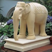 Garten Skulptur Elefant - Elephas / Sand von Gartentraum.de
