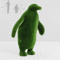 Garten Skulptur Pinguin - Topiary - GFK & Kunstrasen - Plum von Gartentraum.de