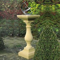 Garten Sonnenuhr mit Säule kaufen - Archimedes / Sand von Gartentraum.de