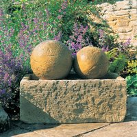 Garten Springbrunnen mit Kugel - Burgund Garten Springbrunnen mit Kugel - Burgund von Gartentraum.de