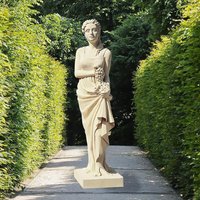 Garten Statue Vier Jahreszeiten - Herbst / Portland Weiß von Gartentraum.de