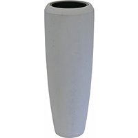 Garten Vase aus Polystone in moderner Zement Optik - Asolo / 97x34cm (HxDm) / ohne Wasserstandsanzeiger von Gartentraum.de