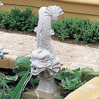 Garten Wasserspeier Stein Fisch - Arion / Steingrau Garten Wasserspeier Stein Fisch - Arion / Steingrau von Gartentraum.de