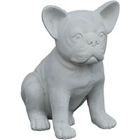 Gartenfigur Hund - Bully sitzend- aus Fi-Beton - Leeroy von Gartentraum.de