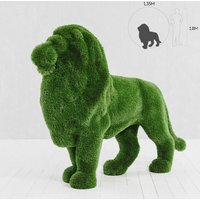 Gartenfigur Löwe stehend - Topiary - Kunststoff - grün - Mohatu Gartenfigur Löwe stehend - Topiary - Kunststoff - grün - Mohatu von Gartentraum.de