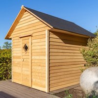 Gartenhaus Sauna für 3-6 Personen aus skandinavischen Fichtenholz - Banita / ohne Holzofen von Gartentraum.de