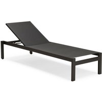 Gartenliege mit Rollen und verstellbarer Rückenlehne - Spirabilis Liege / Anthrazit Gartenliege mit Rollen und verstellbarer Rückenlehne - Spirabilis Liege / Anthrazit von Gartentraum.de