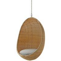 Geflochtener Hängesessel für den Garten in hellbraun - Hängesessel Ragna / Beige Geflochtener Hängesessel für den Garten in hellbraun - Hängesessel Ragna / Beige von Gartentraum.de