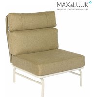 Gepolstertes Lounge Mittelmodul aus Aluminium  für die Outdoor Sitzecke - Max & Luuk - Jane Mittelmodul von Gartentraum.de