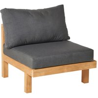 Geschmackvoller Lounge-Stuhl mit Rückenlehne für draußen - Lucy Lounge-Stuhl / Weiß von Gartentraum.de