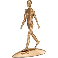 Goldene Mann Bronzeskulptur - limitiertes Design - Reflection of Being (Him) von Gartentraum.de