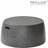 Grauer Max & Luuk Couchtisch aus Fiberglas für den Garten - Nick Hocker von Gartentraum.de