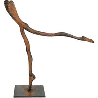 Große Bronze Designerskulptur Beine schreiten - Nichts ist nichts von Gartentraum.de