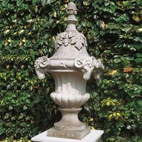 Große Pfeiler Dekoration - Caligula / Terrakotta von Gartentraum.de