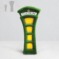 Große Telefonzelle als Gartenplastik - Formschnitt Kunststoff - Umbraculum Große Telefonzelle als Gartenplastik - Formschnitt Kunststoff - Umbraculum von Gartentraum.de