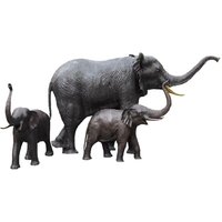 Großer Bronze Elefant als Gartenfigur - Elefant Samino Großer Bronze Elefant als Gartenfigur - Elefant Samino von Gartentraum.de