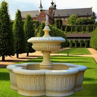 Großer Garten Kaskaden Brunnen - La Vilette / Antikgrau von Gartentraum.de
