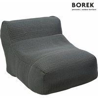 Großer Garten Sitzsack von Borek - anthrazit - modern - hochwertig - Leno Sitzsack von Gartentraum.de