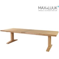 Großer Gartentisch aus Teakholz - stabil - Max&Luuk - Bruce Gartentisch / 76x300x110cm von Gartentraum.de