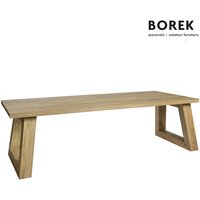 Großer Holztisch von Borek 250cm - eckig - Holztisch Parga von Gartentraum.de