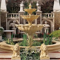 Großer Kaskadenbrunnen Garten  - Royal Berkshire / Steingrau von Gartentraum.de