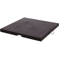 Großer Sonnenschirmständer 80x80cm aus schwarzem Granit - Gramo Großer Sonnenschirmständer 80x80cm aus schwarzem Granit - Gramo von Gartentraum.de