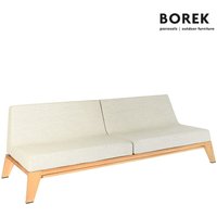 Großes rollbares Borek Loungesofa mit Kissen für Garten und Terrasse - Hybrid Loungesofa von Gartentraum.de