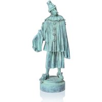 Grüne Bronze Mannfigur in limitierter Edition - Der Ästhet von Gartentraum.de