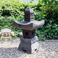 Handarbeit Japanische Lampe aus Naturstein / 60 cm von Gartentraum.de