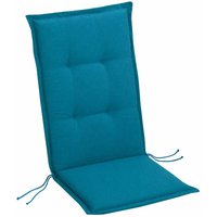 Hochlehner Stuhlpolster mit Jacquard-Webstoff - Hortu Sitzauflage / Jacquard Webstoff Blau von Gartentraum.de