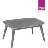 Hochwertiger Loungetisch aus Resysta von MBM - Loungetisch Iconic / Stone Grey von Gartentraum.de