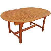 Holztisch für draußen - ausziehbar und mit Schirmloch - Alveolatae Tisch von Gartentraum.de