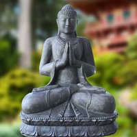 Indische Buddha Garten-Skulptur aus Steinugss - Revata / 200x144x100cm (HxBxT) von Gartentraum.de