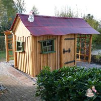 Individuelle Gartenhütte aus Eiche und Robinie - Die Holzidee - Gartenhaus Franz Individuelle Gartenhütte aus Eiche und Robinie - Die Holzidee - Gartenhaus Franz von Gartentraum.de
